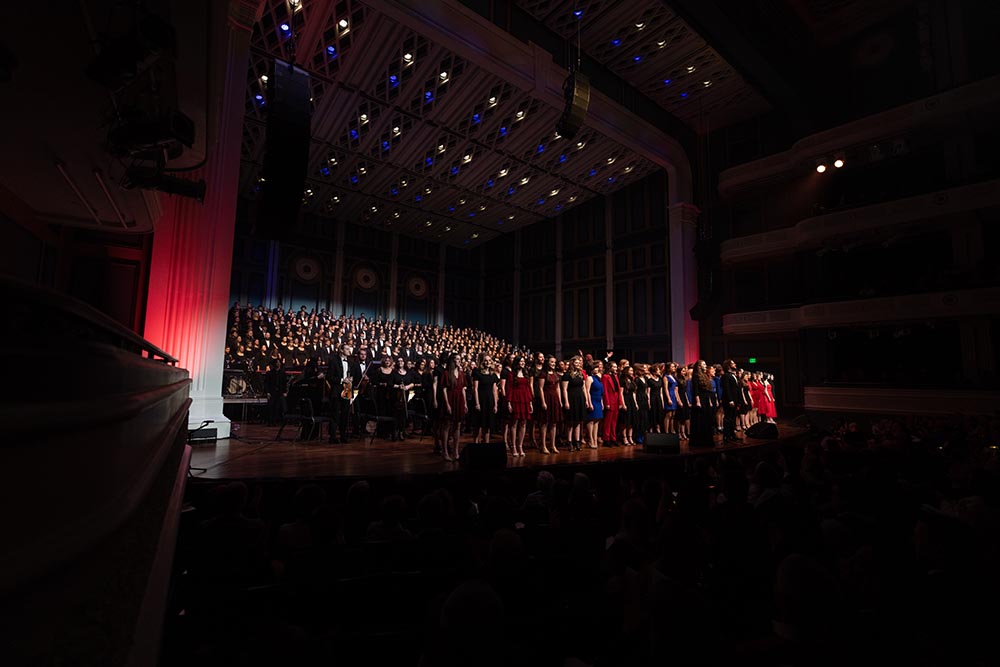 Christmas at Belmont performed in the Fisher Center