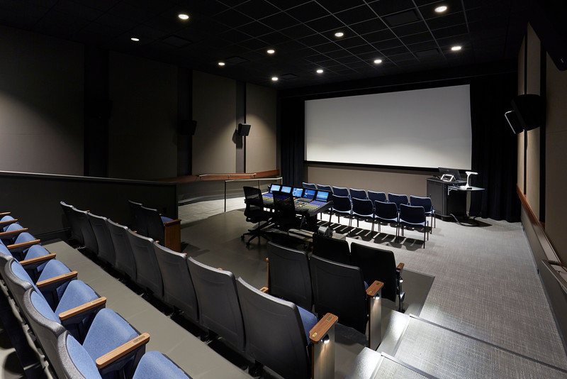 An image of Belmont's 50 seat screening theater