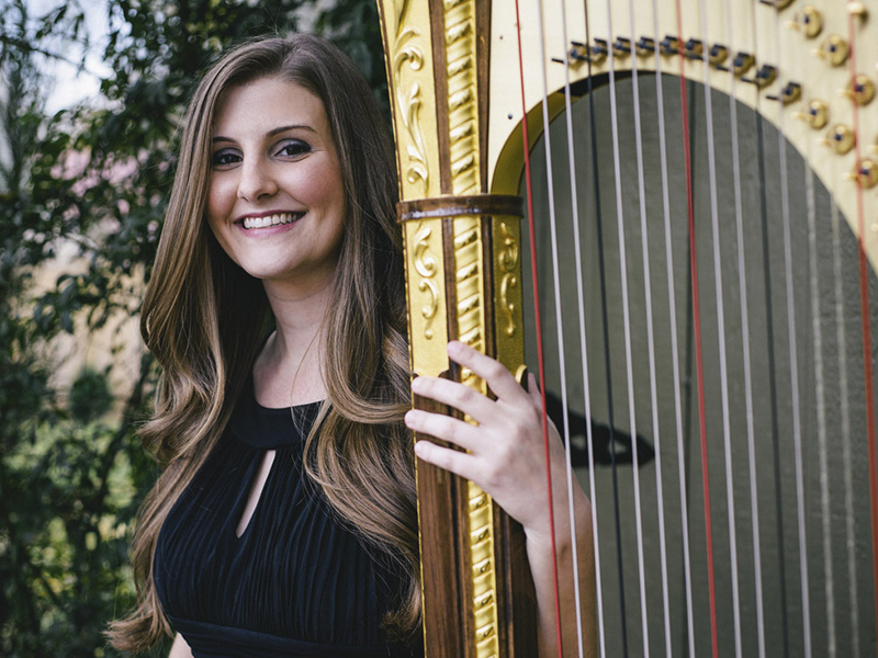 Sarah Crocker Photo with Harp