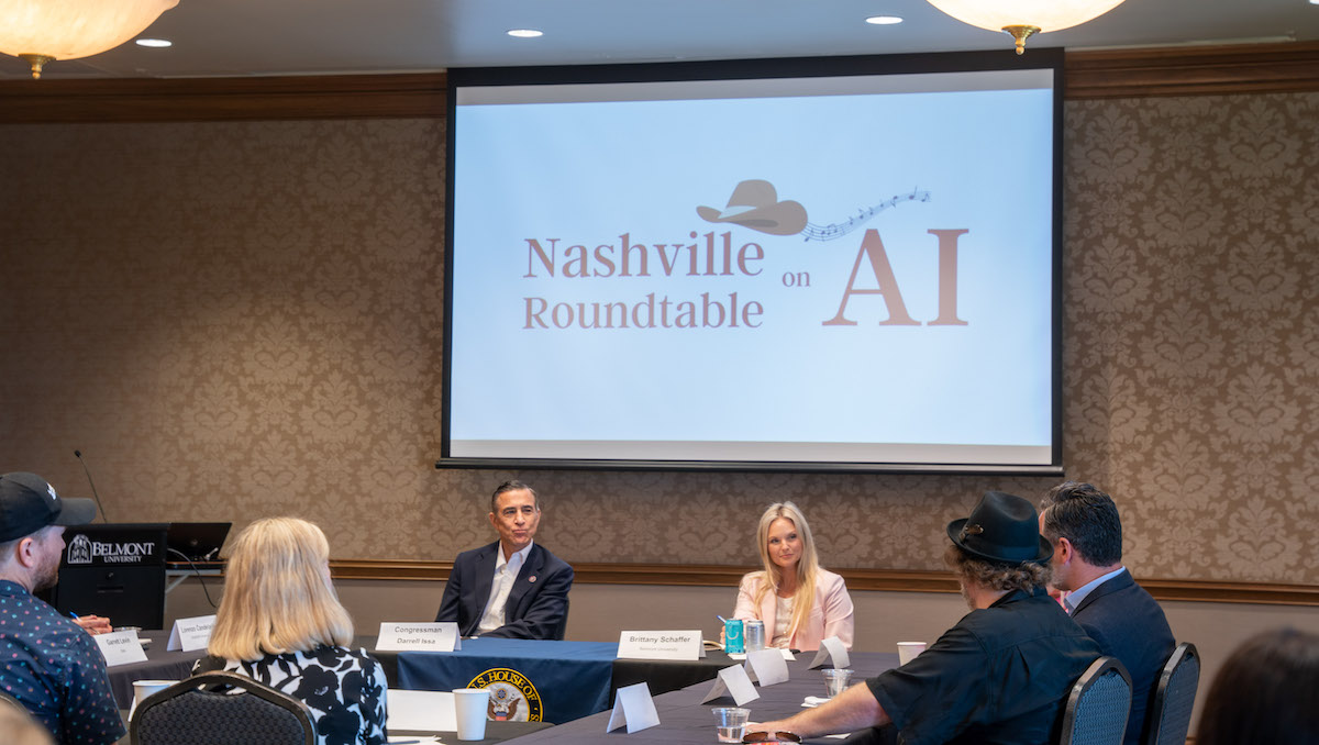 dean brittany schaffer at AI roundtable