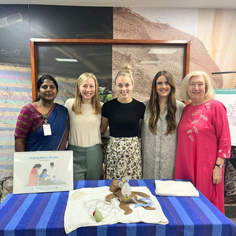 Belmont nursing team in India