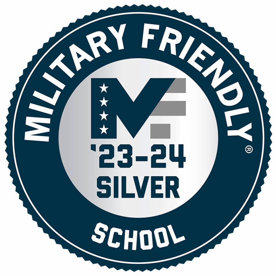 Military Friendly School '23-24 Silver Ranking Logo