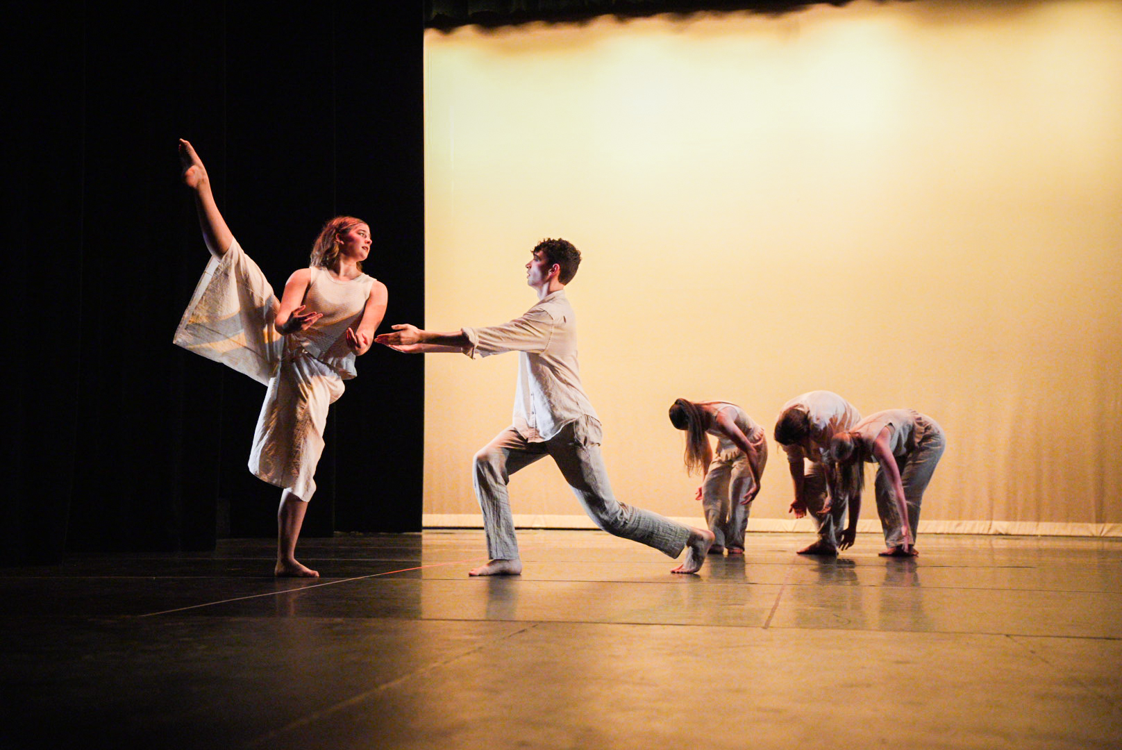 Moving Stories by dance students on stage
