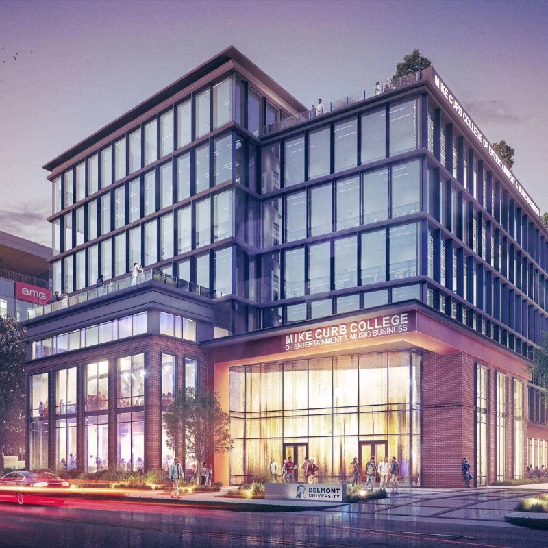 Rendering of the Curb College on Music Row planned building expansion