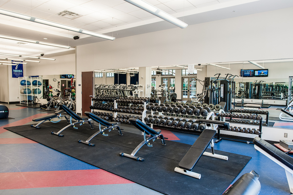 A wide view of the Weight Room