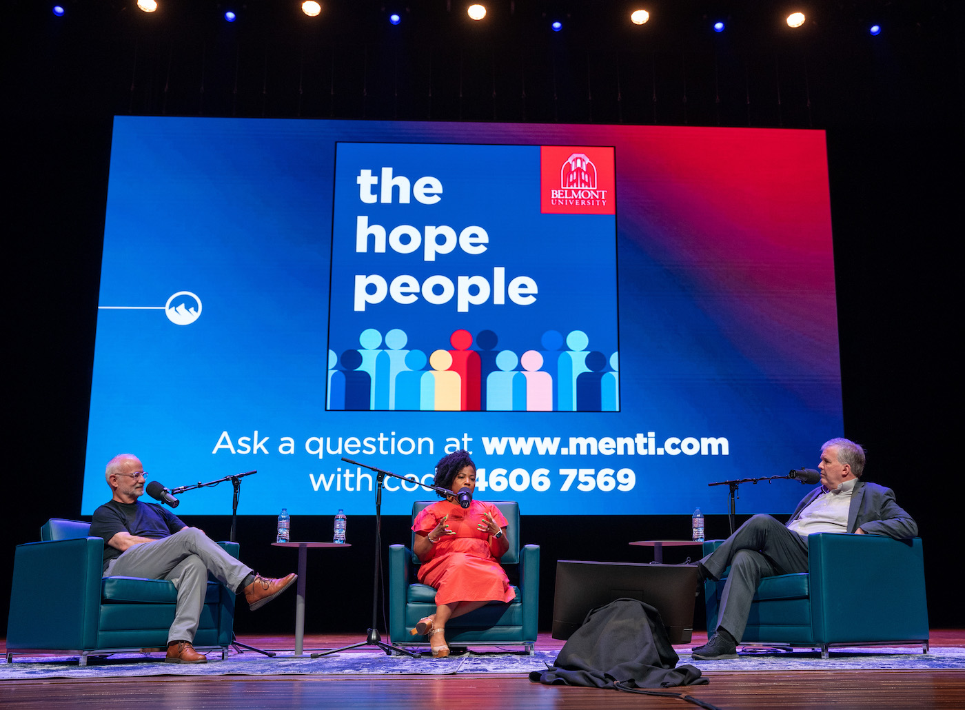 Al and Janice recording at the Hope Summit