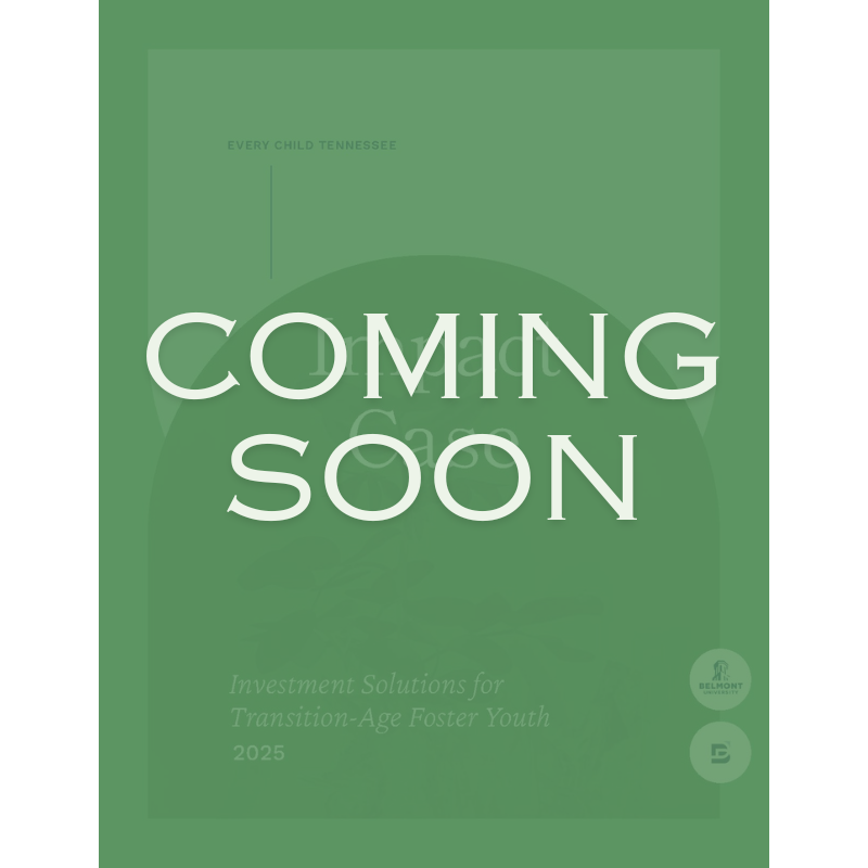 Cover of the 2024 TN Foster Care Impact Case