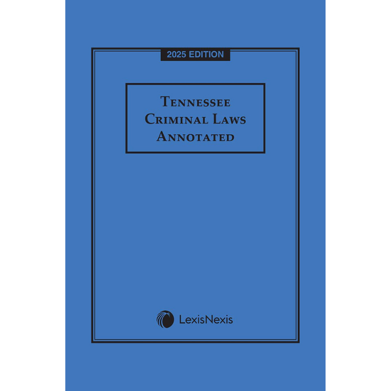 Cover Art for Tennessee Criminal Law Annotated
