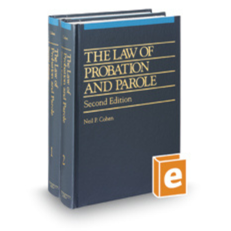 Cover Art The Law of Probation and Parole