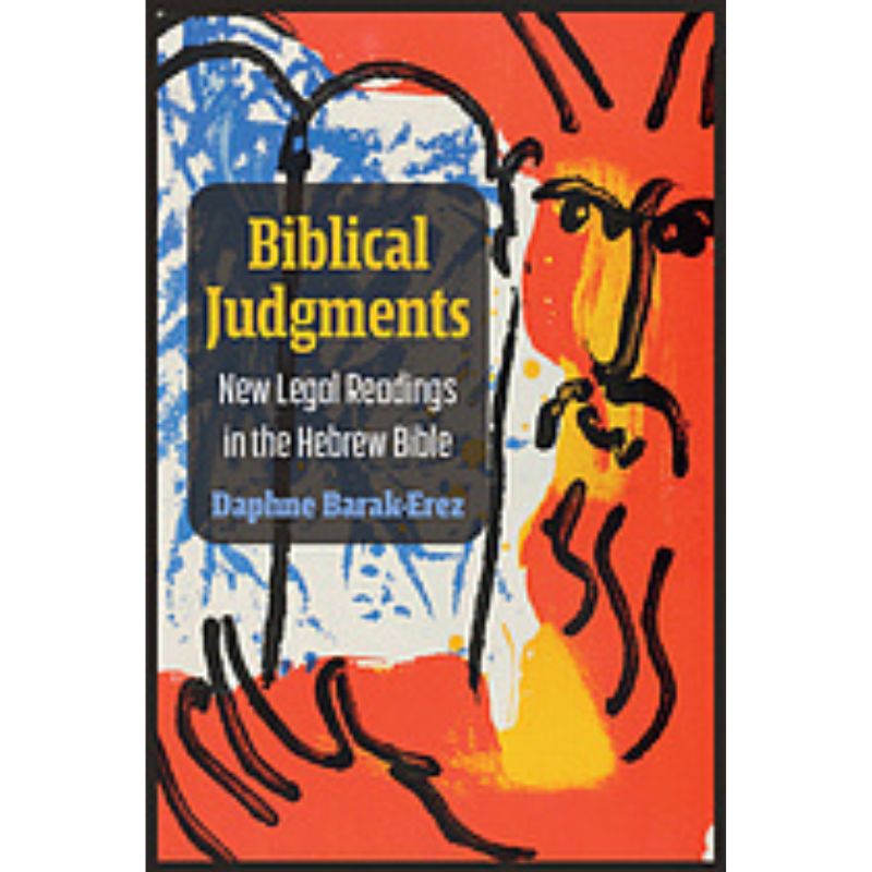 Cover Art Biblical Judgments: New Legal Readings in the Hebrew Bible