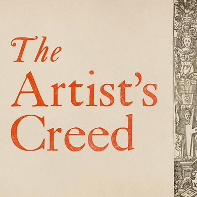 Book Cover: The Artist's Creed