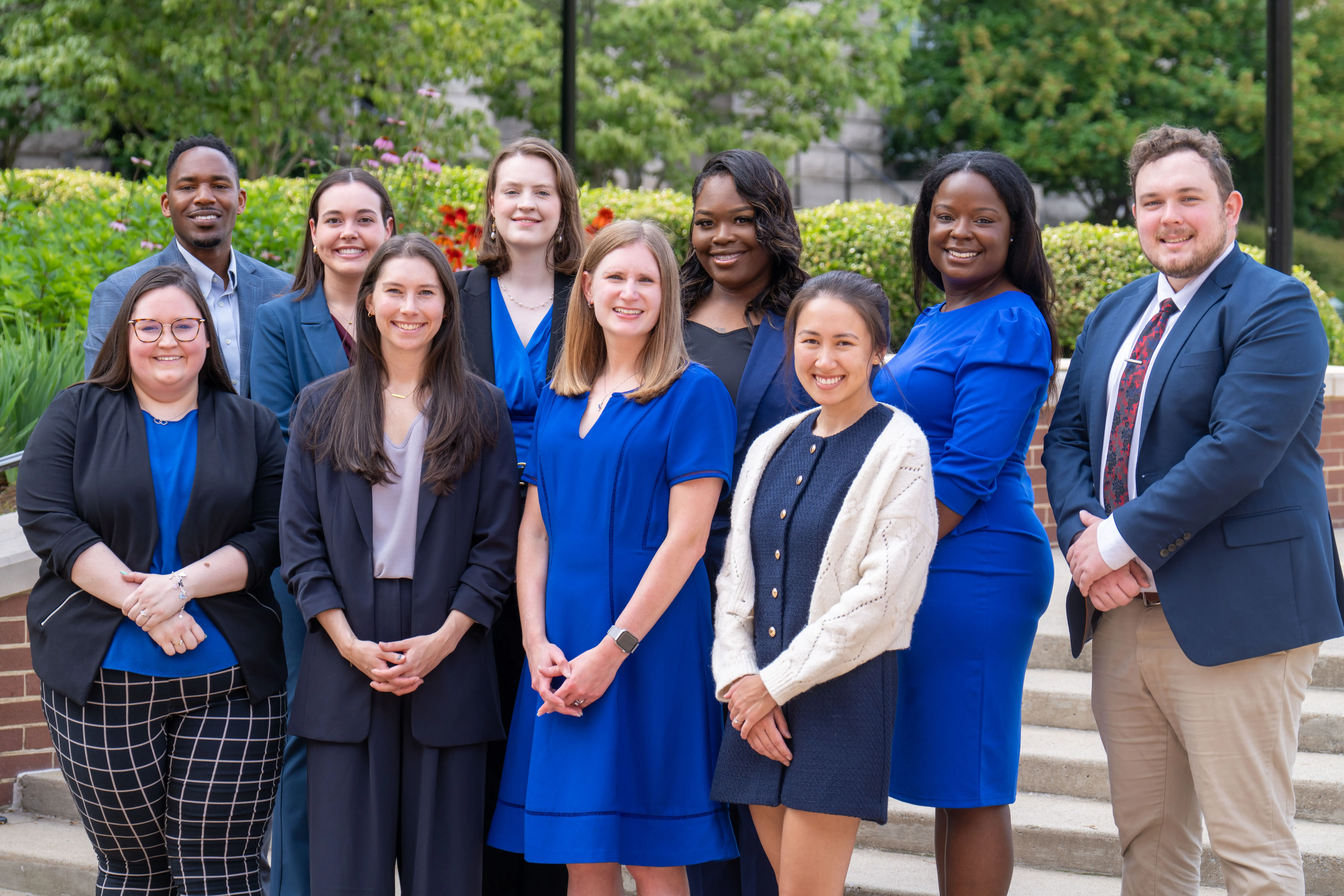 A group of pharmacy fellows posing for a photo
