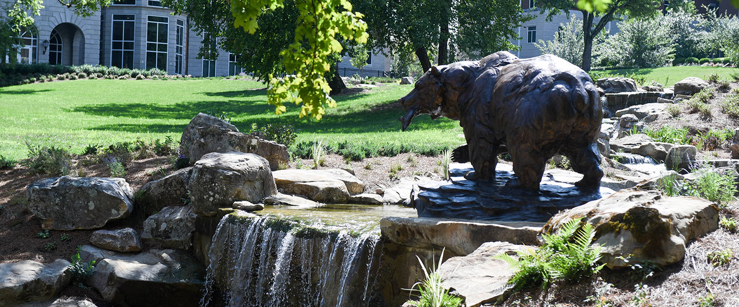 Belmont's Bear Statue at Bear Creek