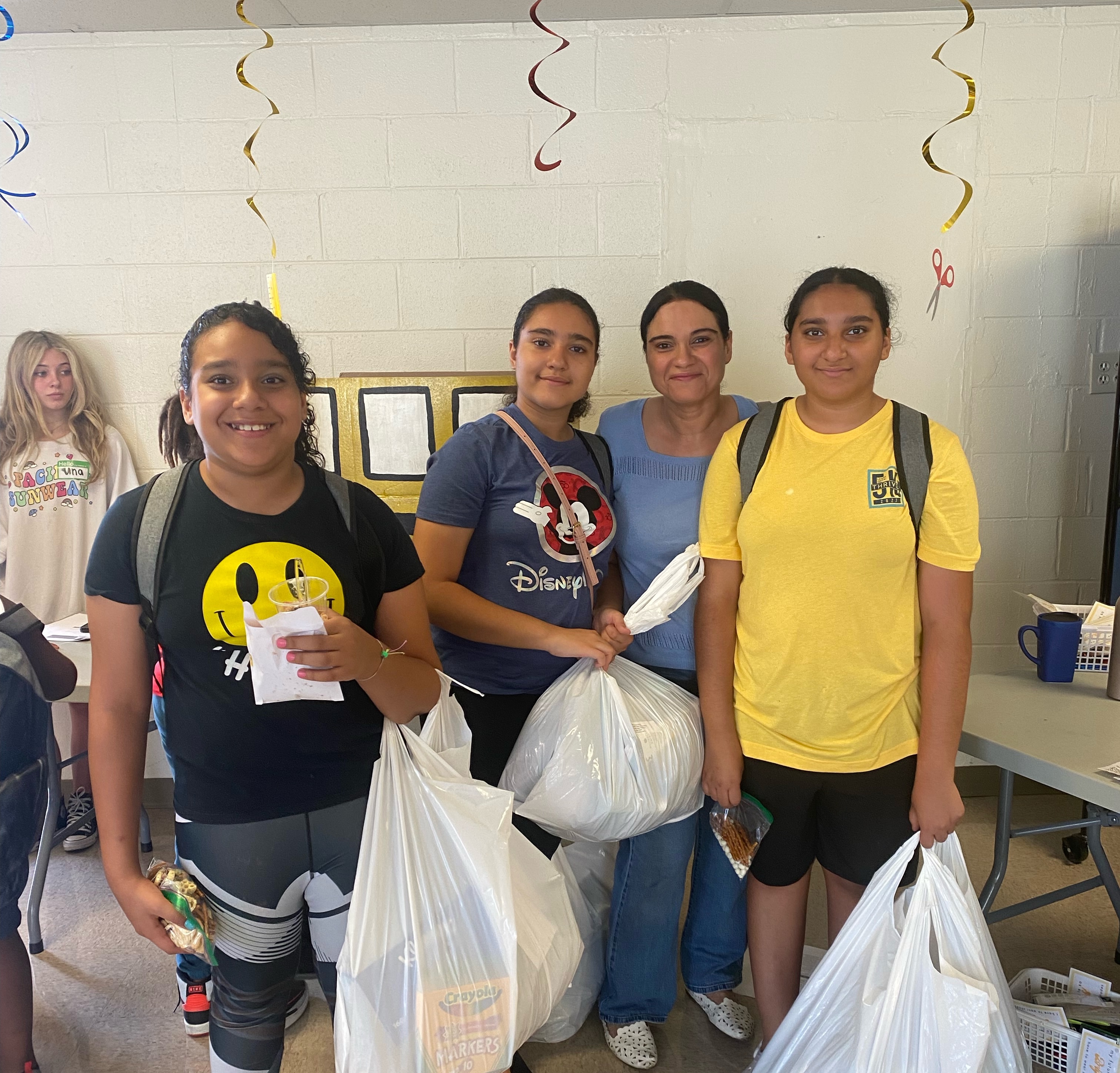 local children in the program attend Back to School Bash