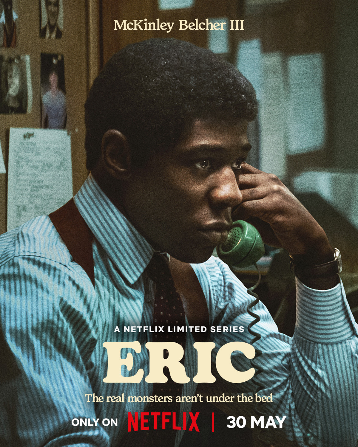 Promo poster for "Eric" featuring McKinley Belcher, courtesy of Netflix