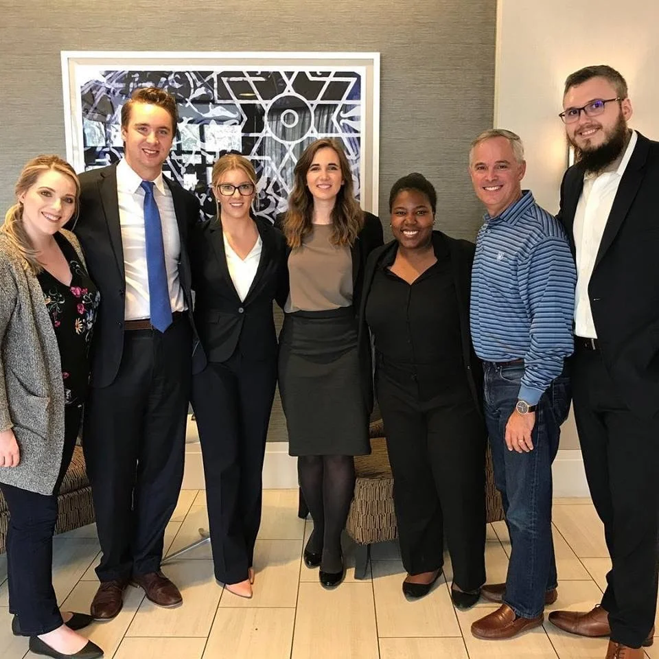 Mock trial students at final tournament