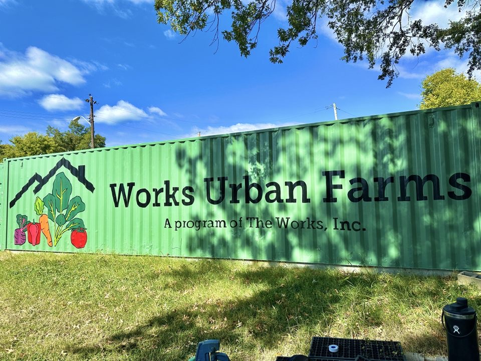 The Works Urban Farm equipment trailer