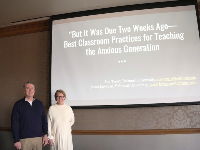 Jason Lovvorn and Sue Trout