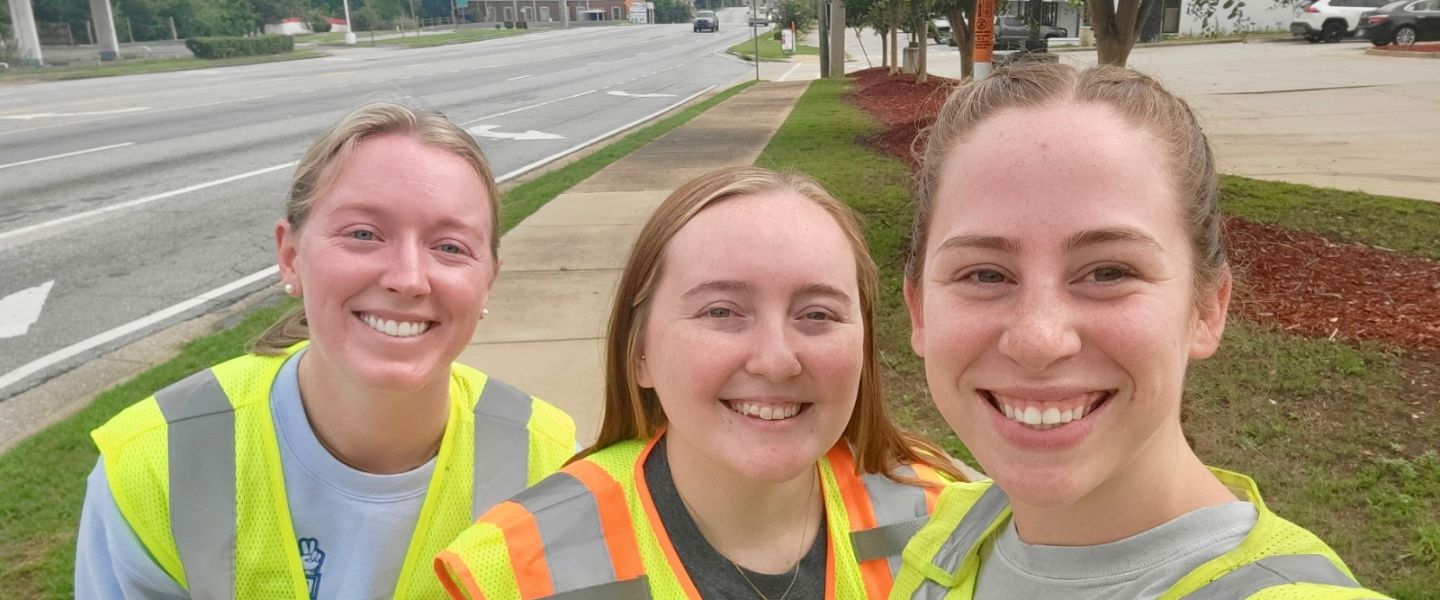 Lauren York and co-workers at WSP