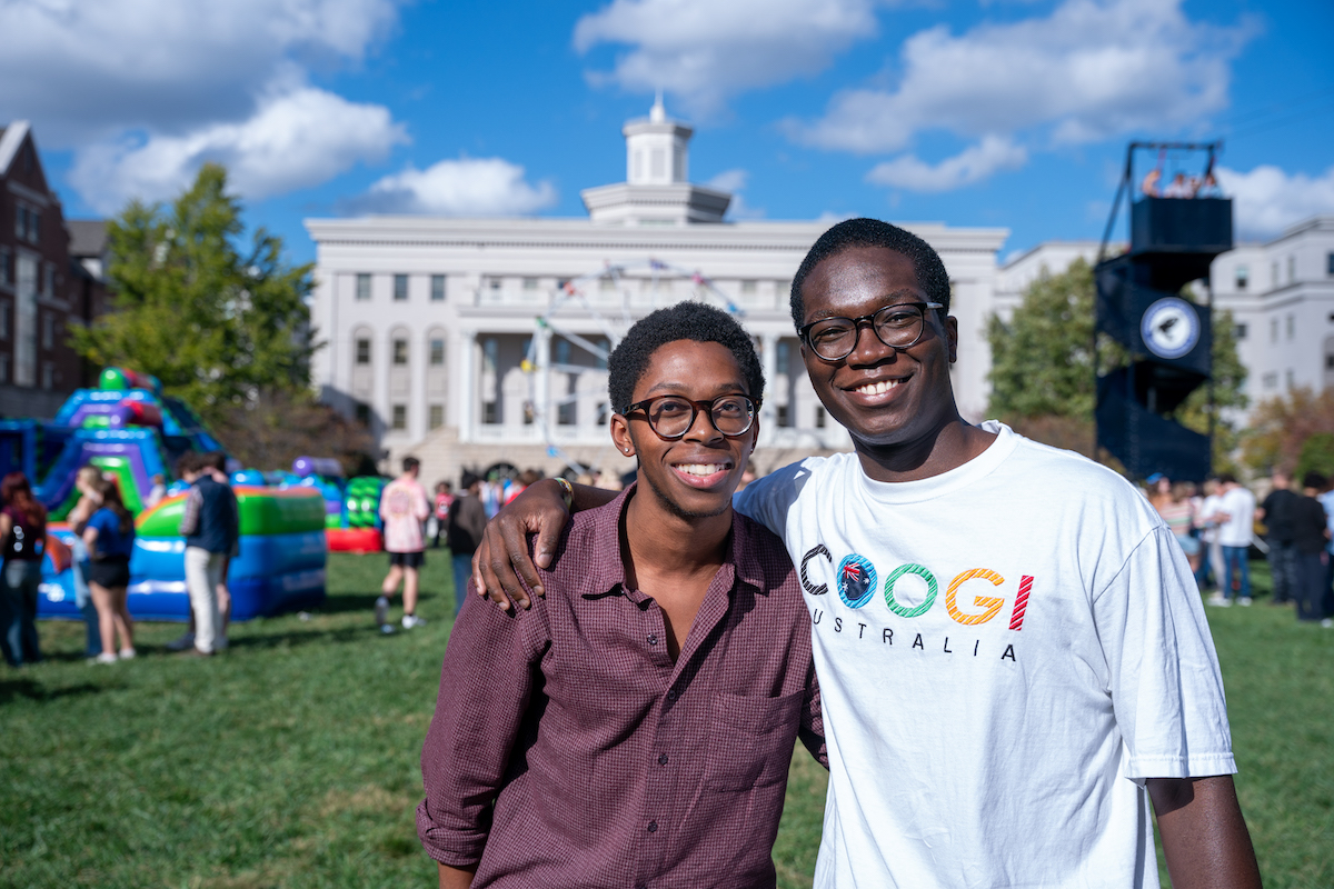 Two students at Day to Dream