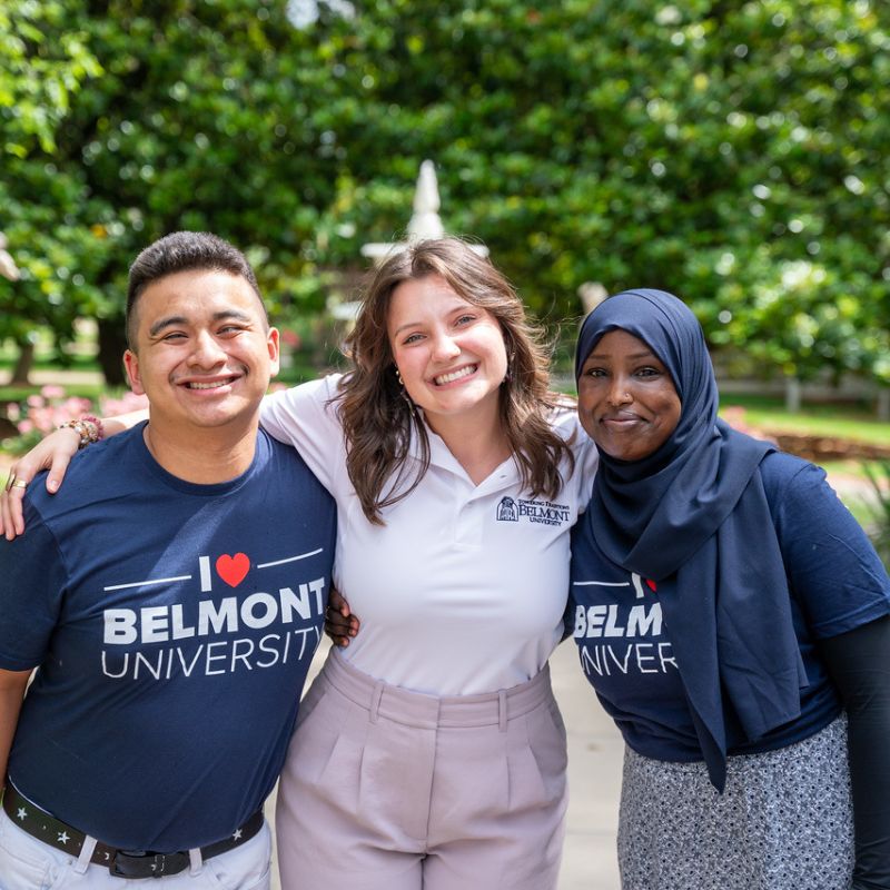 Newton working with Belmont's Orientation Council