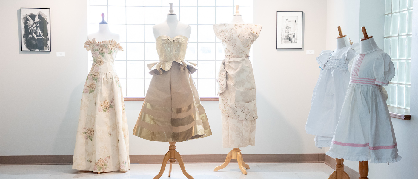 the dresses created by Lee Ann