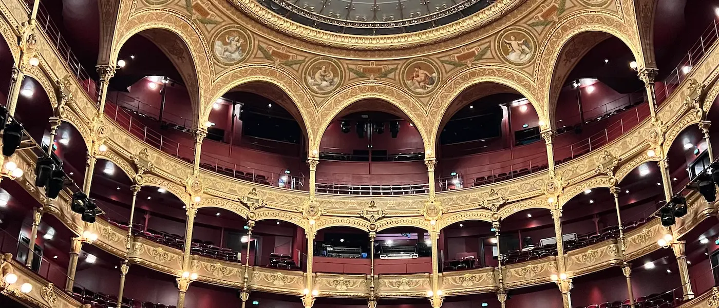performance hall view from stage