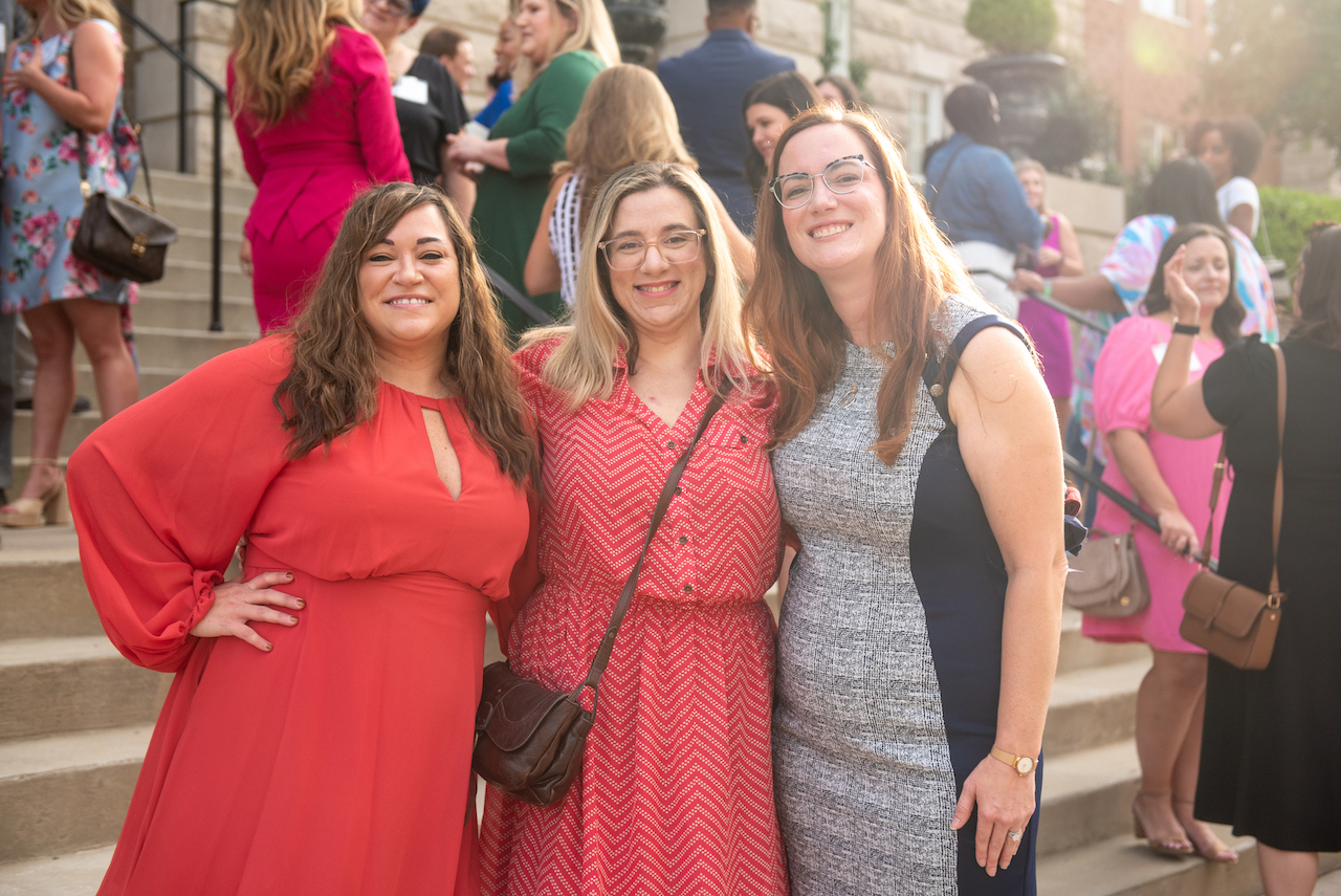 Group picture of three law alumna