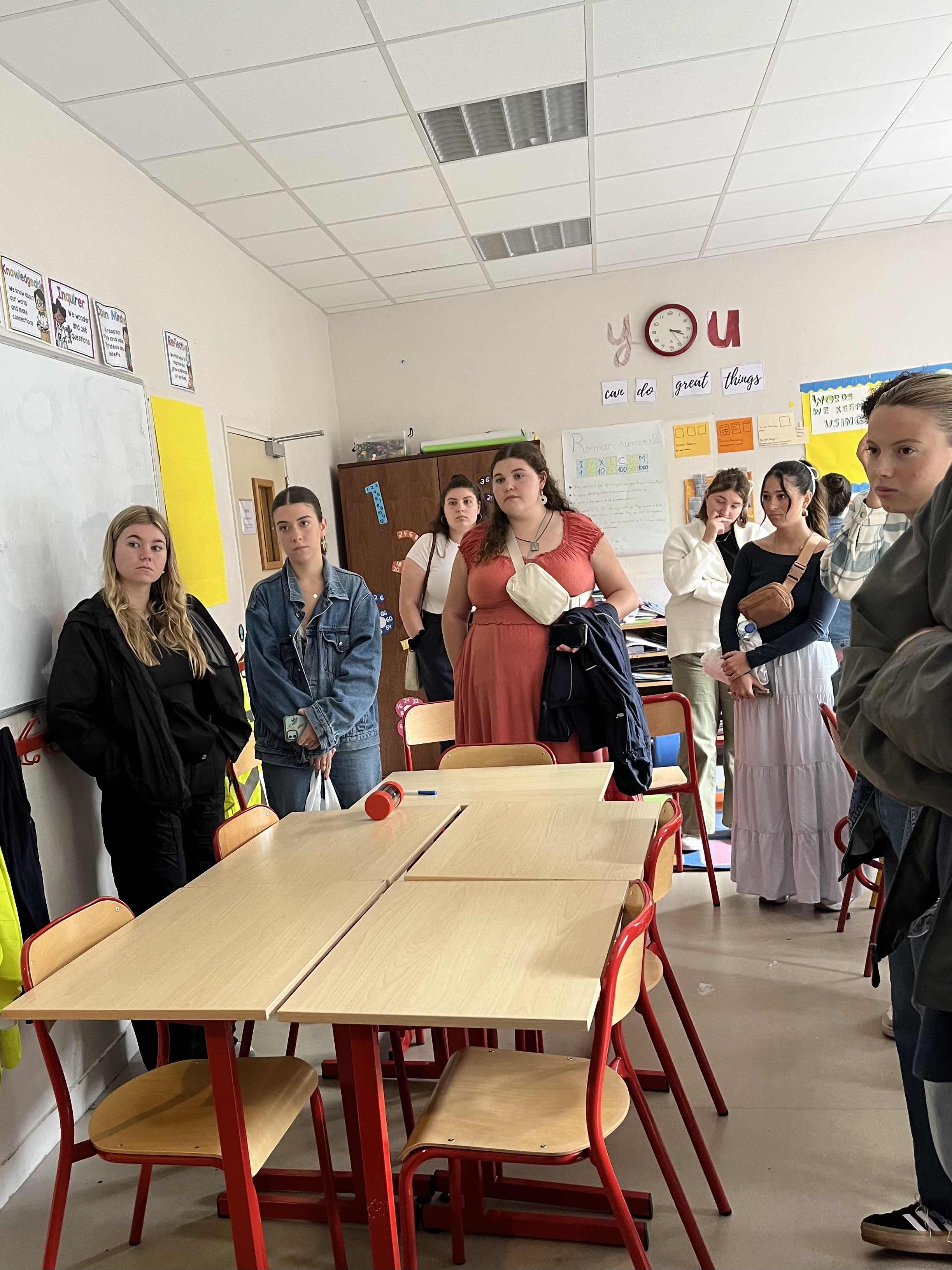 A school visit in Paris