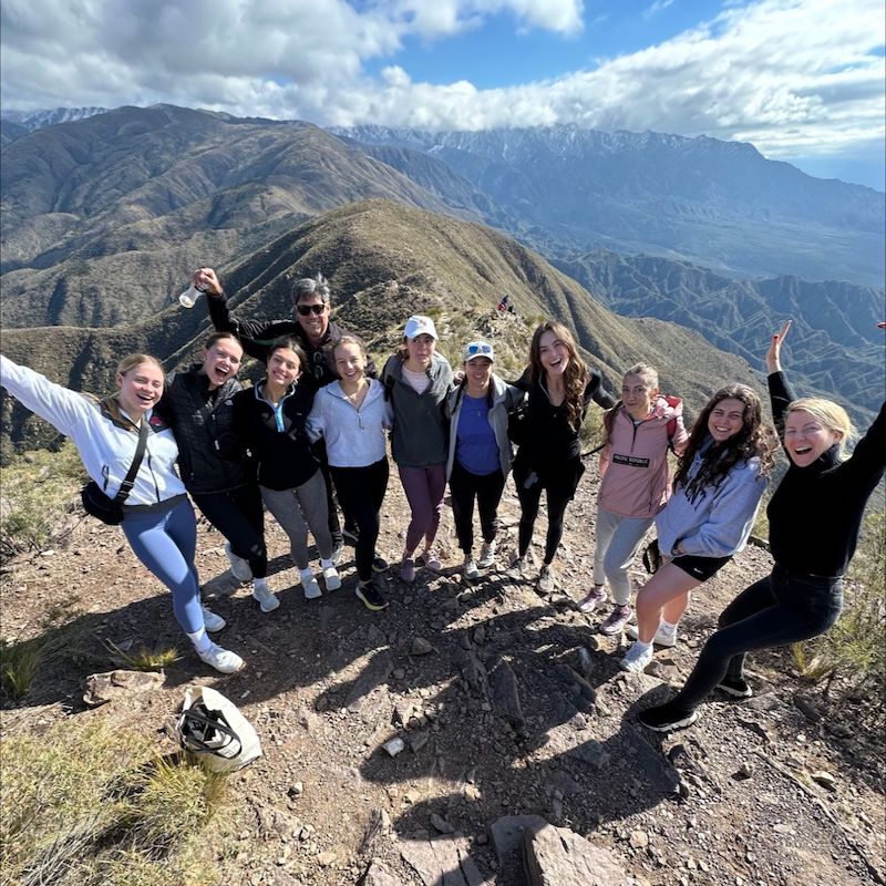 Belmont study abroad group in Mendoza, Argentina