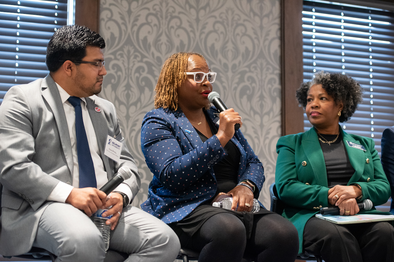 Three panelists