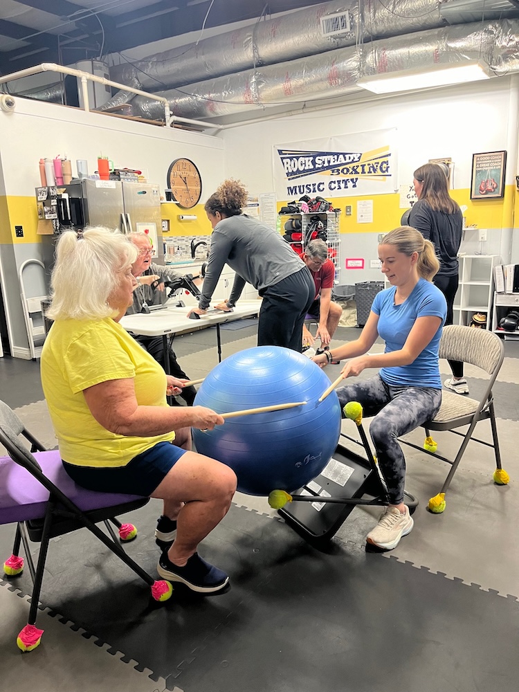 Belmont students work with fighters