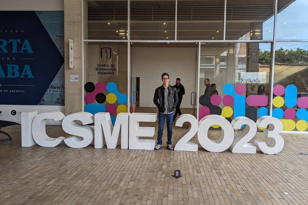 Jacob Neal at ICSME 2023 in Bogota, Colombia