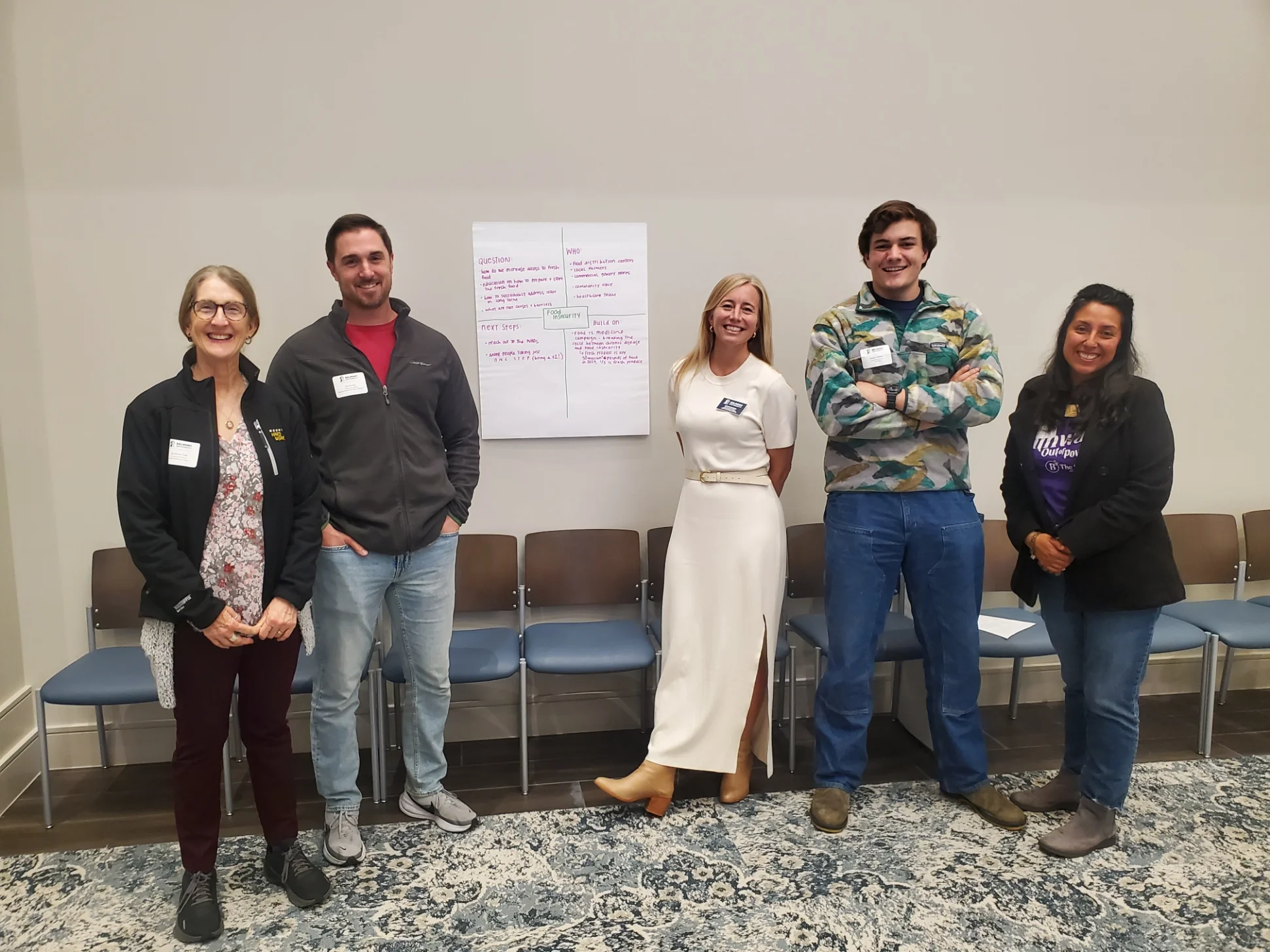 Students, faculty and partners at the kickoff