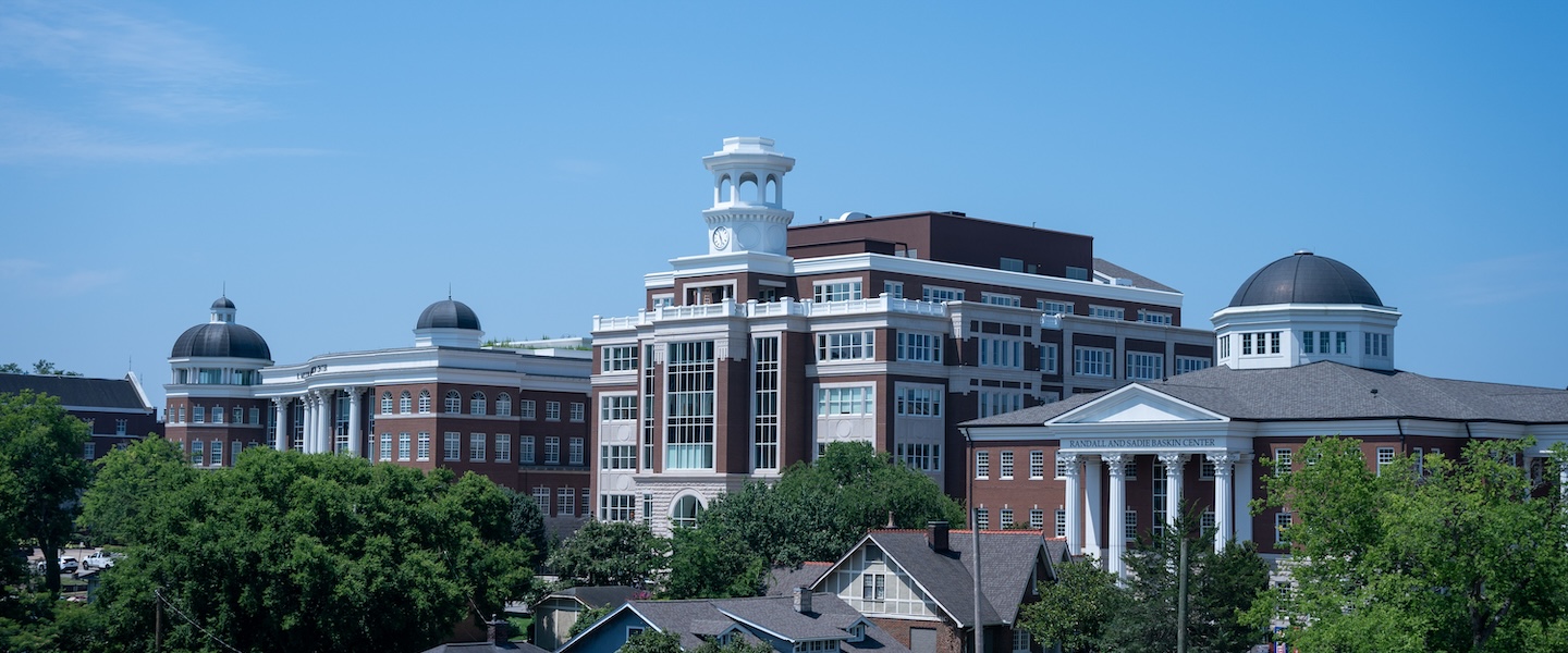 belmont massey center in middle with johnson center on right and baskin center on left