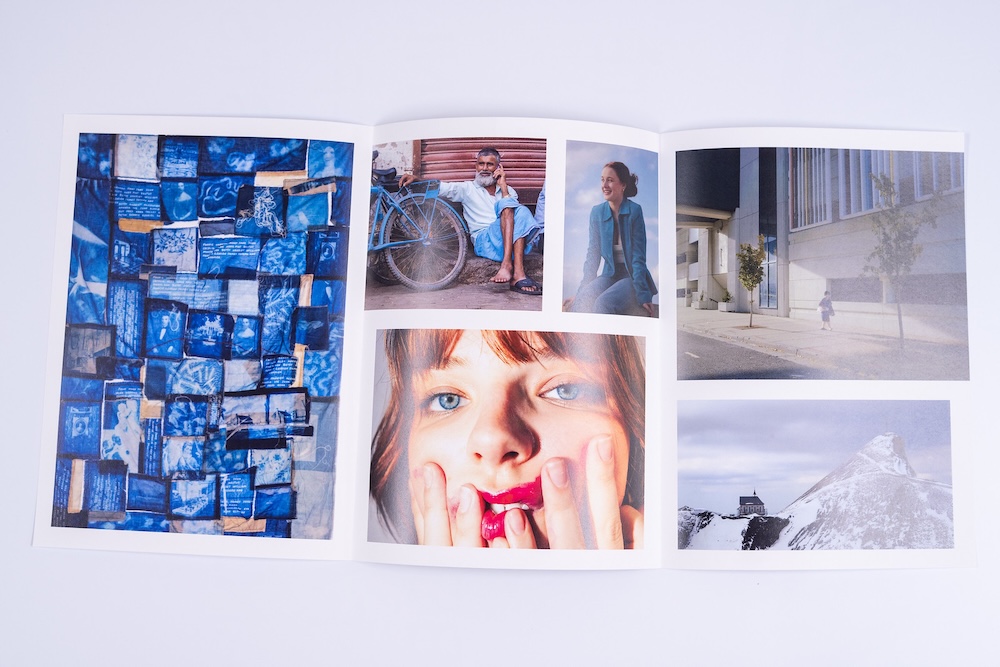 a second collage of print marketing materials for the Watkins College of Art