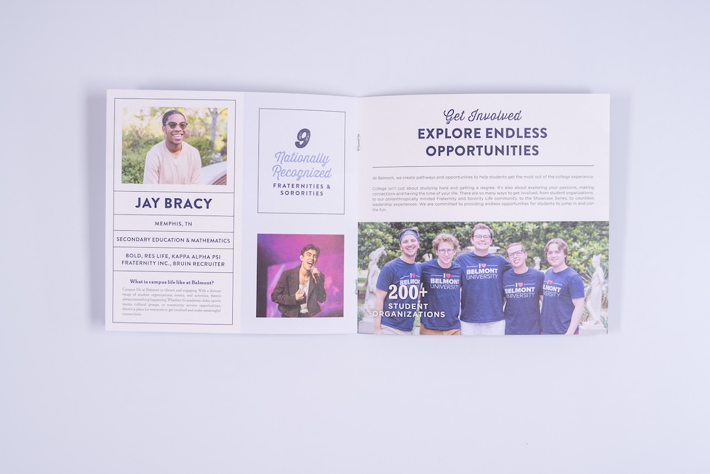 a collage of print marketing materials for the Watkins College of Art