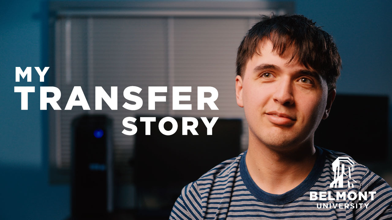Youtube thumbnail reads "My Transfer Story"