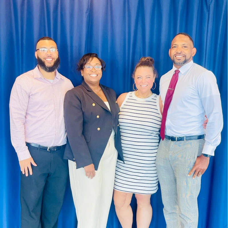 Hypertension research faculty Marquinta Harvey, Catherine Bass, Jarrod Parrish and Michael Oliver