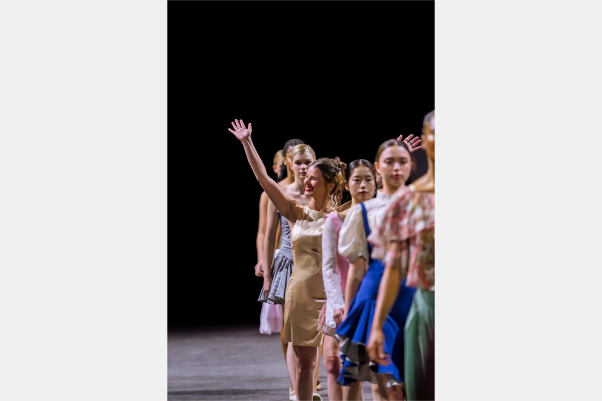 Models walk in show