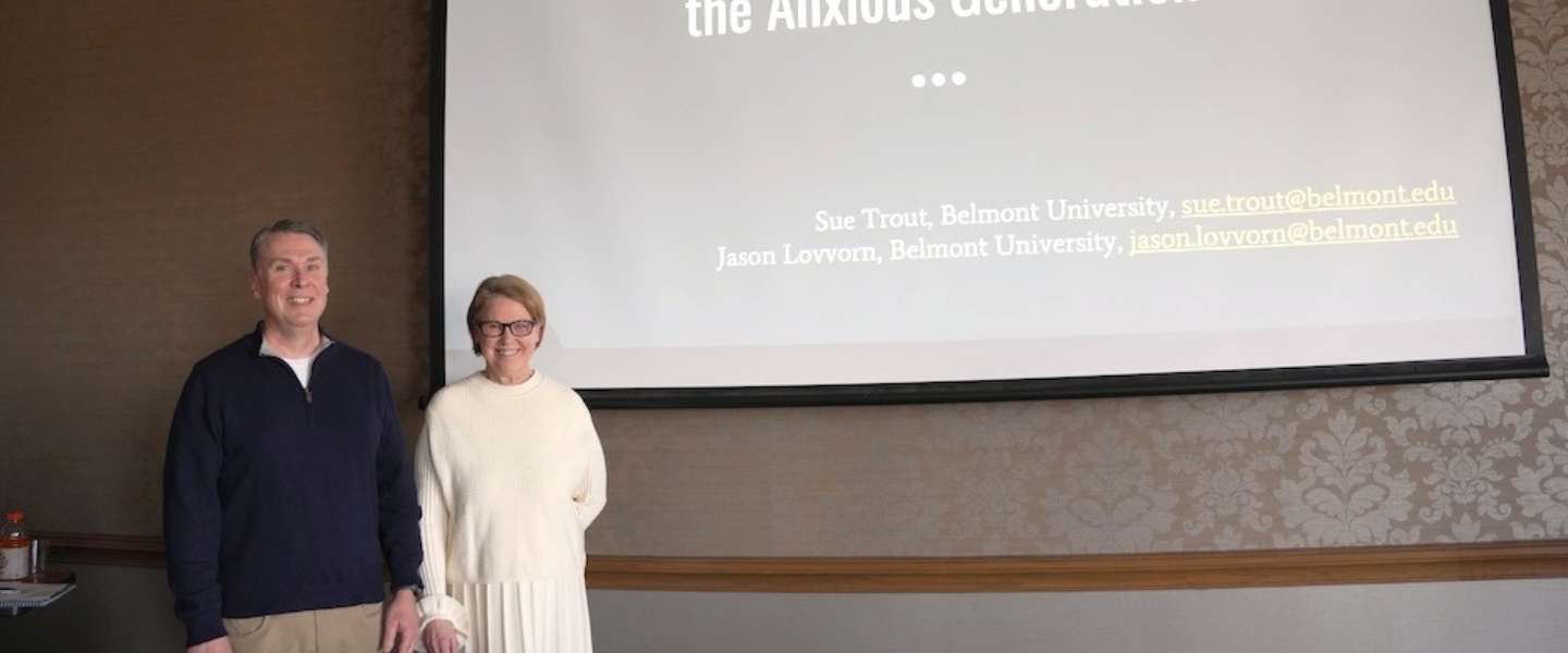 Jason Lovvorn and Sue Trout