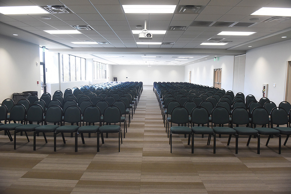 Gabhart A&B set up with chairs in rows