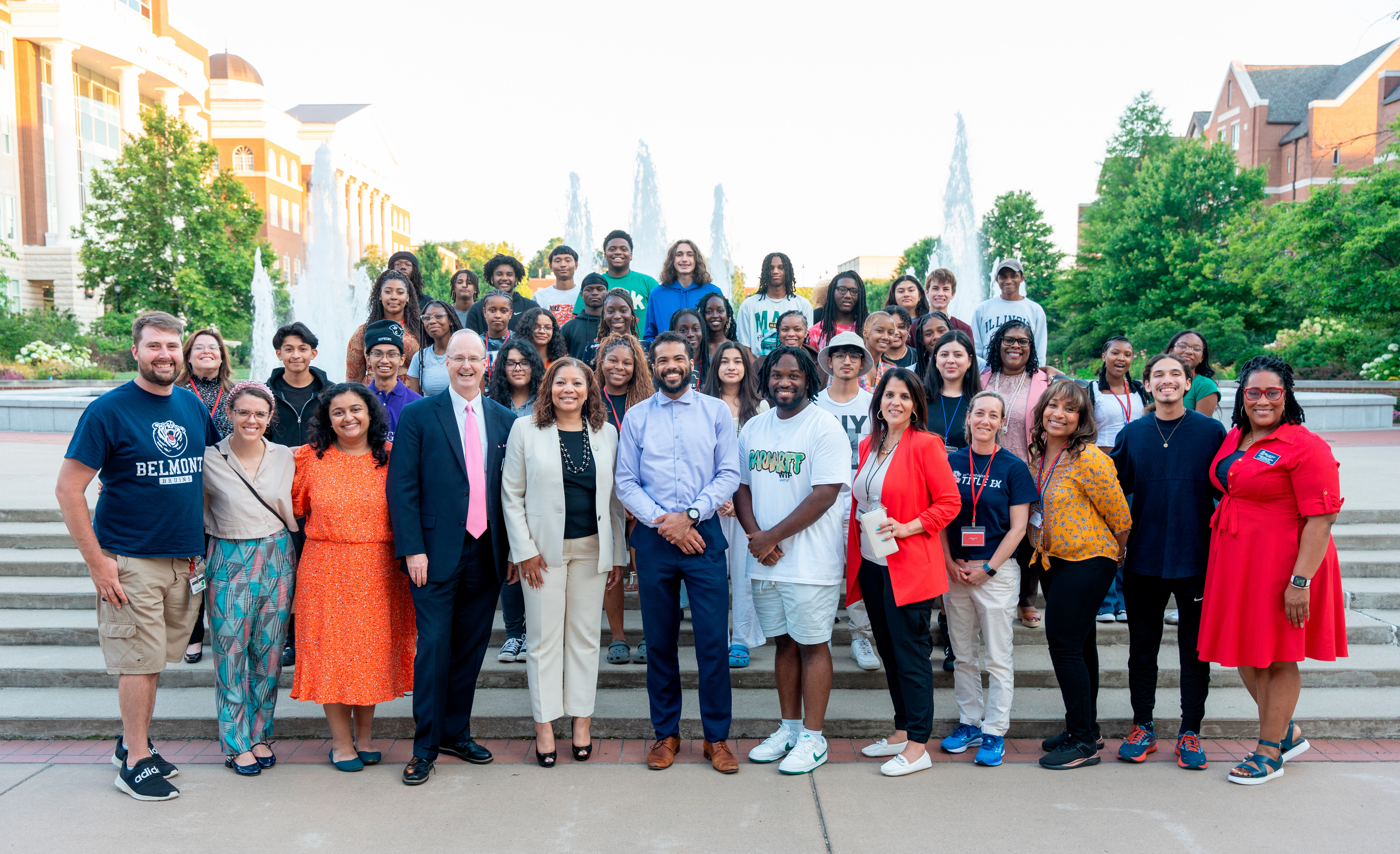 University You students with MNPS Superintendent Adrienne Battle